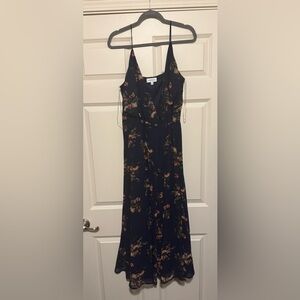 Gilli Navy Floral Maxi Dress
